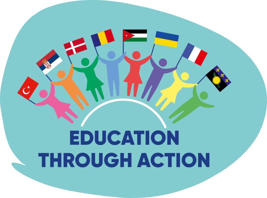 Le logo pour le projet Etwinning, créé par les partenaires ukhrainiens